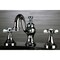 Kingston Brass KC7161BEX 8" Widespread Bathroom Faucet, Polished Chrome KC7161BEX - alternate 3